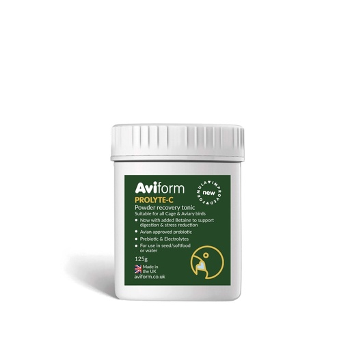Aviform Prolyte C Probiotic & Prebiotic Bird Recovery Supplement