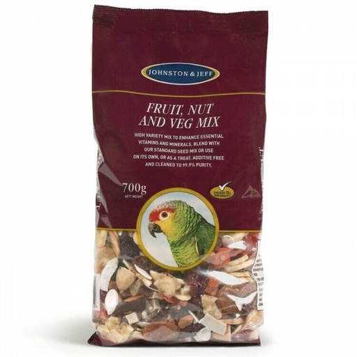 Johnston & Jeff Fruit, Nut & Veg Mix For All Parrots & Fruit Eating Birds