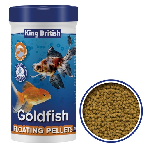 King British Goldfish Fish Food Floating Pellets + Floating Formula