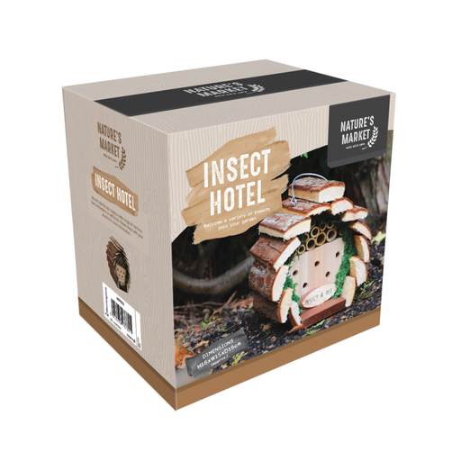 [hotel 2] Nature' Market Wooden Insect And Bee Hotel