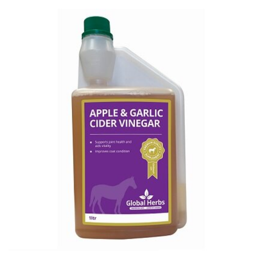 Global Herbs Apple & Garlic Cider Vinegar - Horse & Pony Conditioning Aid