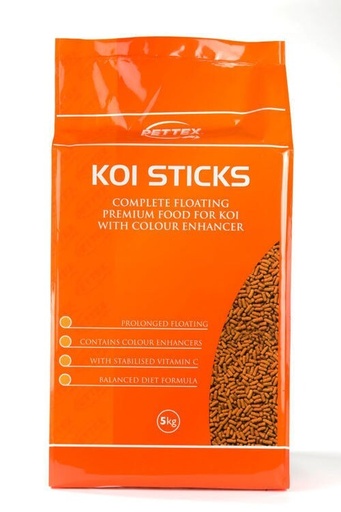 Pettex Premium Koi Sticks - Fish Food Orange