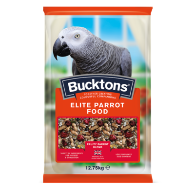 Bucktons Elite Parrot Feed (Mixed With Seeds & A Fruity Blend Of Fruit)