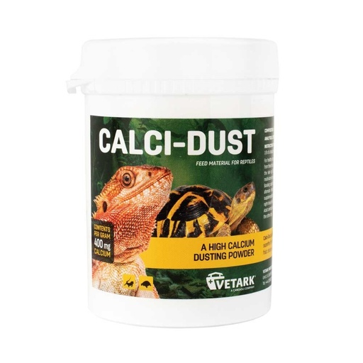 Vetark Calci-Dust Feed Material For Reptiles, Birds & Parrots -