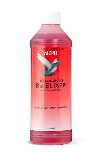 Medpet B12 Elixer Vitamin B12 Supplement For Racing Pigeons & Birds
