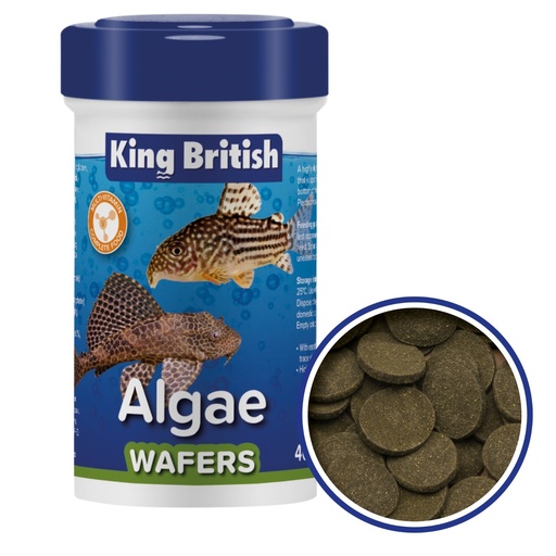 King British Algae Wafers Complete Catfish And Other Algae-Eating Fish.
