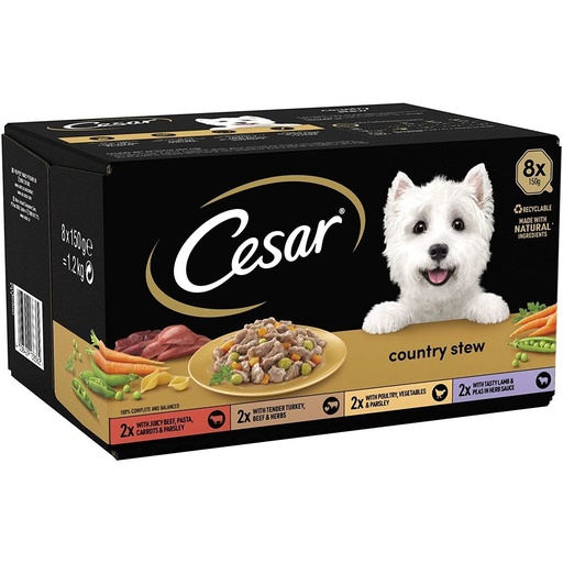 Cesar Country Stew Natural Ingredients Wet Dog Food X Jan 25