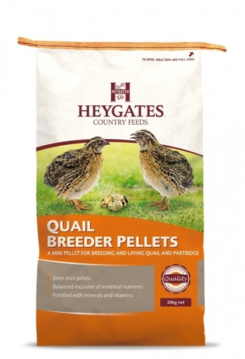 [HEY023] Heygates Country Feeds Quail & Partridge Breeder & Layers 2Mm Pellets Feed