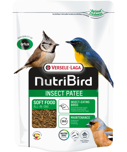 Versele Laga Nutribird Insect Patee Insect-Eating Birds 25% Insects Reseal