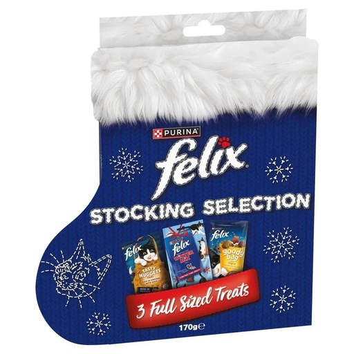 Felix Christmas Stocking Selection 3 Full Treats