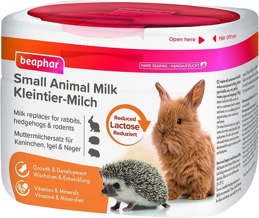 Beaphar Animal Replacement Hand Rearing Milk - Rabbits Hedgehogs Rodents
