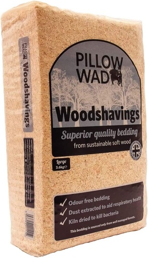 Pillow Wad Premier Animal Kiln Dried Sustainable Wood Shavings
