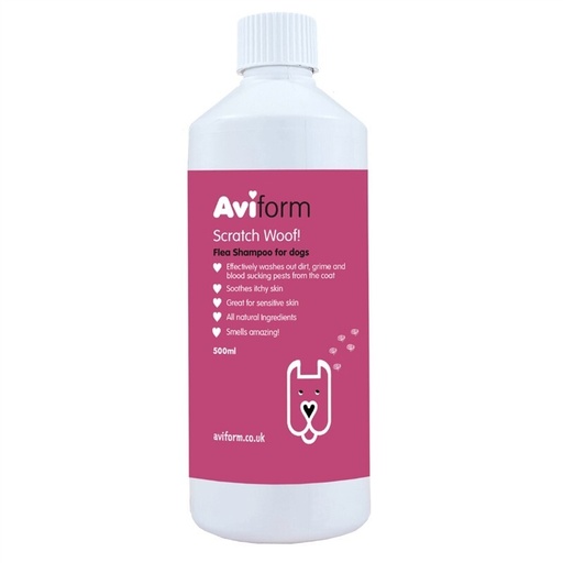 Aviform Scratch Woof! Flea Shampoo For Dogs
