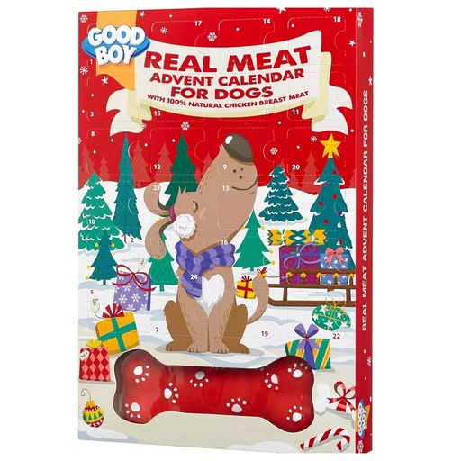 Good Boy Real Meat Advent Calendar Dogs Christmas 2025 Natural Treats + Toy