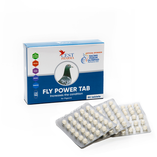 [CES053] Cest Pharma Fly Power 90 Tab - Increase The Conditions Pigeons, Racers Etc