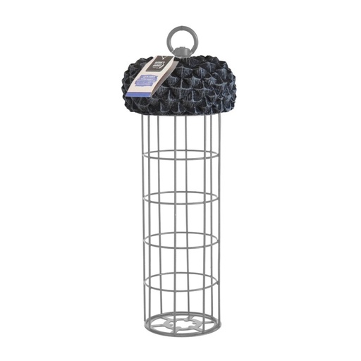 [bfacornf] Nature' Market Acorn Design Suet Fat Ball Feeder Grey (Holds Upto 4 Suet Balls)