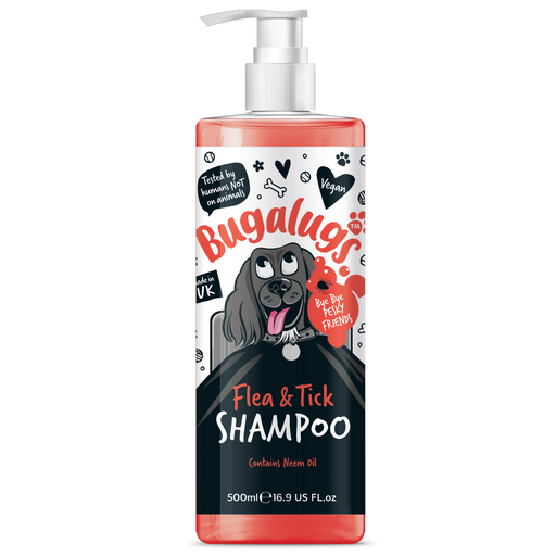 Bugalugs Flea & Tick Dog Shampoo With Neem Oil - Vegan