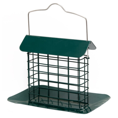 [7081] Supa Premium Suet Block / Scrap Feeder With Tray And Roof