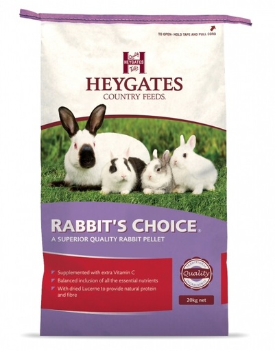 [hey4405] Heygates Rabbits Choice Pellets Premium Quality Rabbit Food Complimentary