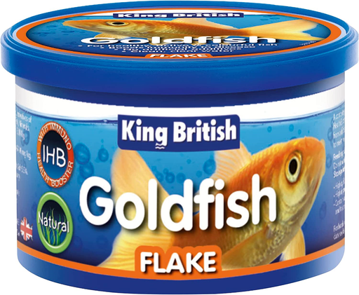 King British Goldfish Fish Food Flake (With Ihb)