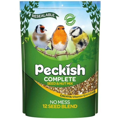 Buckton' Peckish Complete Seed & Nut Mix - Calvita Vitamin Enriched -