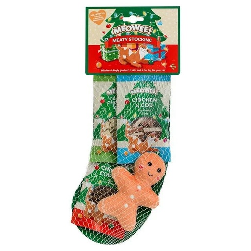 [MEO0001] Meowee! Cat Treat Stocking For Cats Christmas 2025