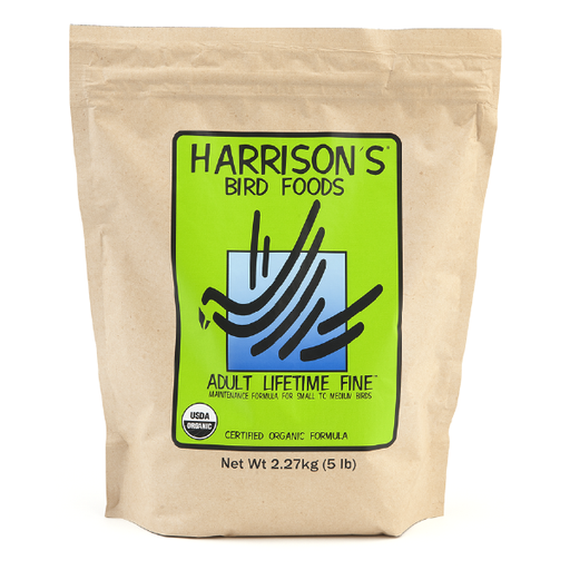 Harrison' Bird Food Adult Lifetime Fine Quaker, Caique, Cockatiel ( )