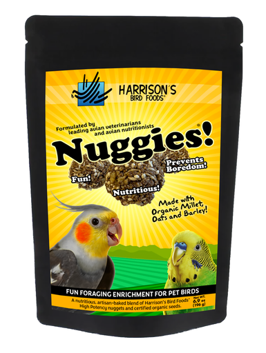 New Harrison' Bird Food Nuggies - Fun Nutritious Prevents Boredom ( )
