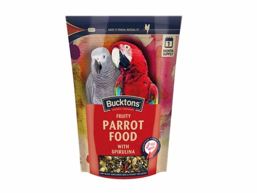 Bucktons Fruity Parrot Food + Spiralife Pellets & Variety Of Ingredients