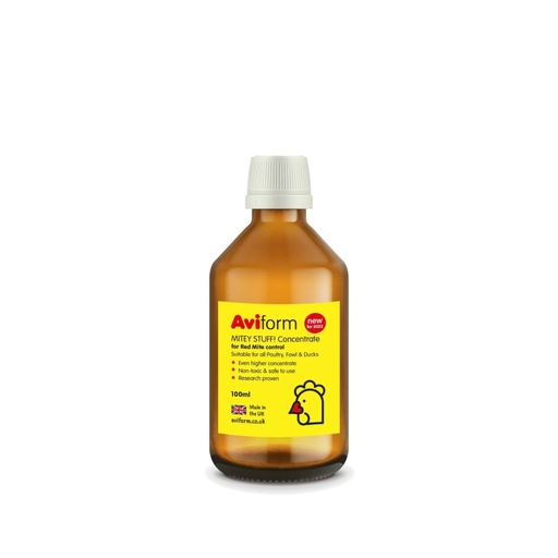 Aviform Mitey Stuff Concentrate Red Mite Liquid - Poultry Bird No Cup Pump