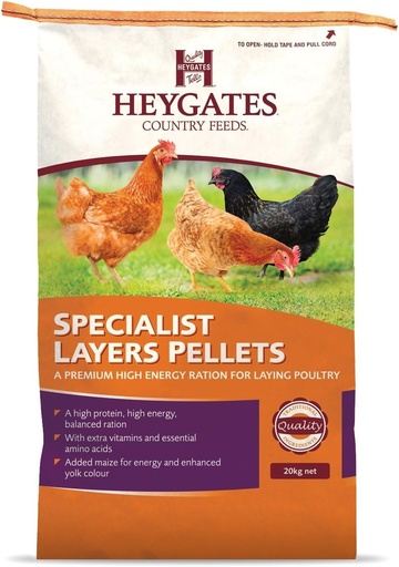 Heygates Country Specialist 17% Protein Premium Layers Pellets Poultry Feed
