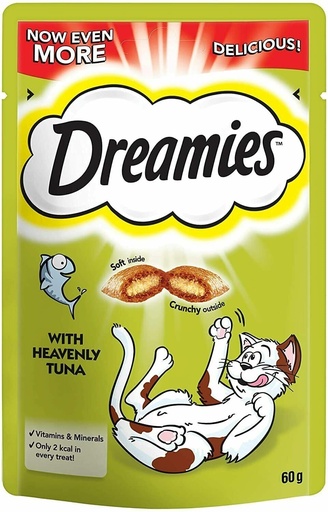 Dreamies Cat Treats With Heavenly Tuna Flavour