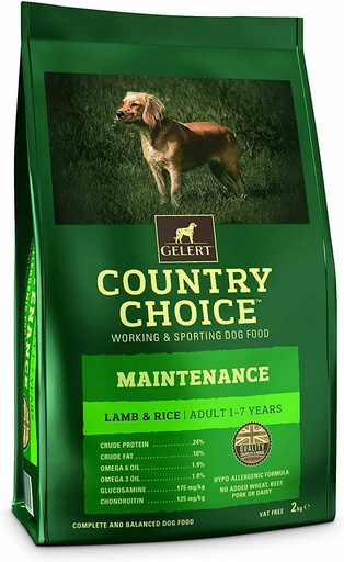 Gelert Country Choice Maintenance Lamb & Rice Dog Food Adult 1+ Years