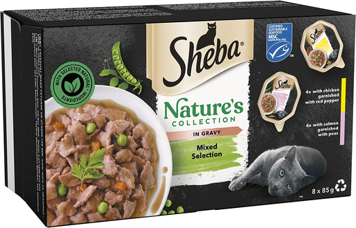 Sheba Natures Collection In Gravy Mixed Selection Cat Food