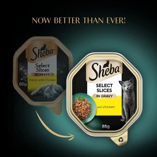 Sheba Slect Slices In Gravy With Chicken 22 X