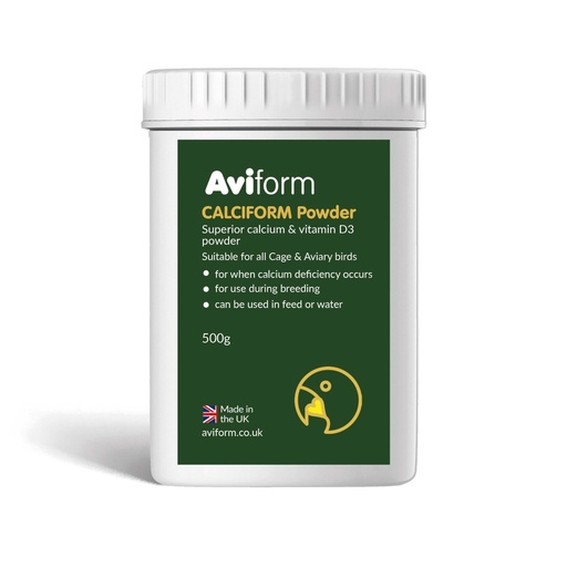 Aviform Calciform Powder Calcium + Vitamin D3 For Cage & Aviary Birds