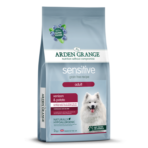 Arden Grange Sensitive Adult Grain Free - Venison & Potato- Grain Free