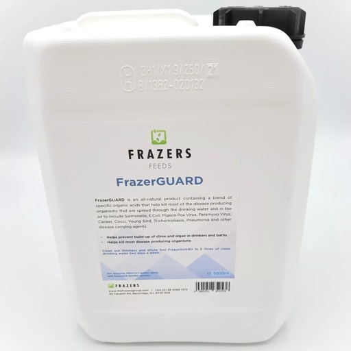 Frazers Frazer Guard- Poultry Racing Pigeon Disinfectant Water