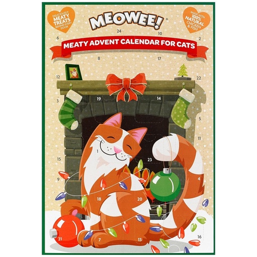 Meowee Meaty Advent Calendar For Cats Christmas 2025