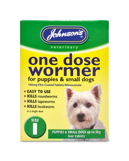 Johnson's Veterinary - One Dose Wormer for Dogs