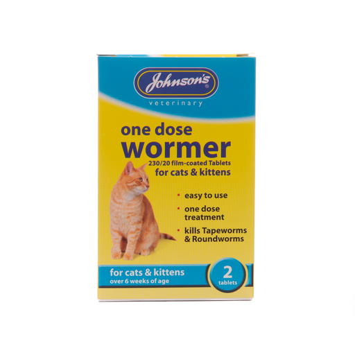 [B059] Johnson's Veterinary - One Dose Wormer Cats and Kittens