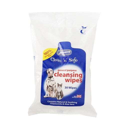 [C043] Johnson's Veterinary - Clean ‘n’ Safe Cleansing Wipes