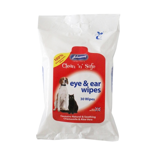 [C044] Johnson's Veterinary - Clean ‘n’ Safe Eye & Ear Wipes