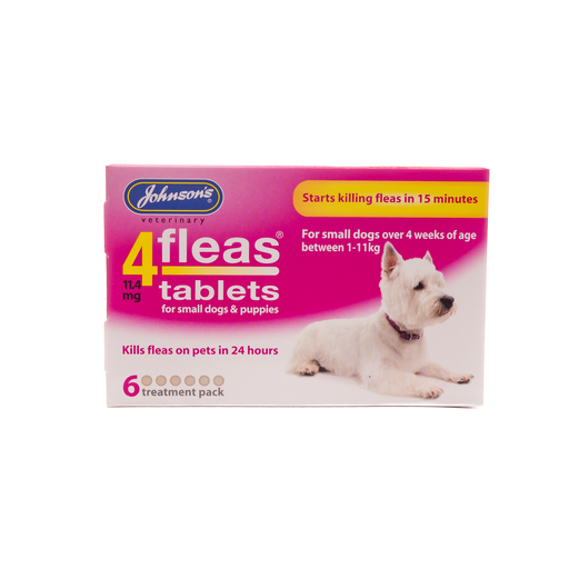 Johnson's Veterinary - 4fleas Tablets for Puppies & Small Dogs