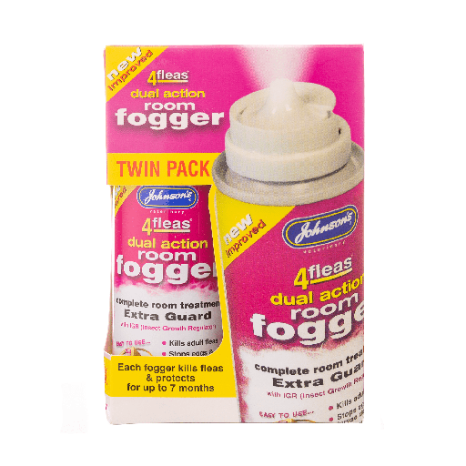 [D098] Johnson's Veterinary - 4fleas Room Fogger – Twin Pack