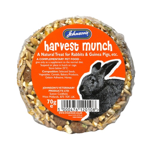 [L010] Johnson's Veterinary - Harvest Munch for Rabbits, Guinea Pigs etc