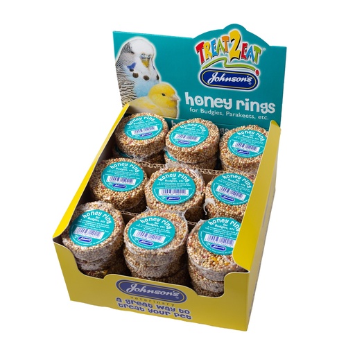 [N021] Johnson's Veterinary - Honey Rings for Budgies, Parakeets etc