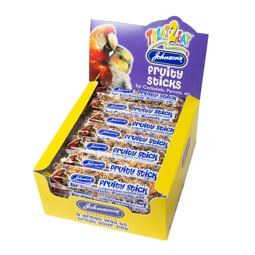 [N069] Johnson's Veterinary - Fruity Sticks for Cockatiels, Parrots etc