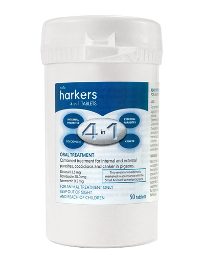 [HAR012] 4 in 1 Tablets (50 Tabs)