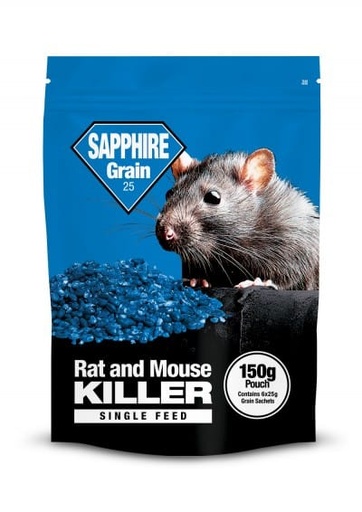 [PES260] Poison Mouse & Rat Saphire Grain 150g